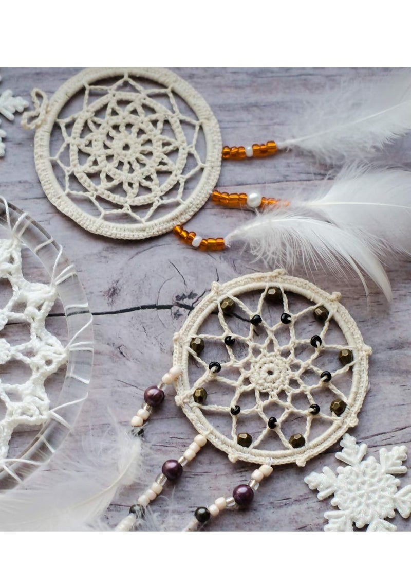 SYOSI Embroidery Hoop, 11.8 Inch Cross Stitch Supplies Wooden Round Hoop Bamboo Embroidery Bandage Flower Hoop Easy to Loosen/tighten for Artistic Crafts Easy to Sew (12 Pcs)  - Image 3
