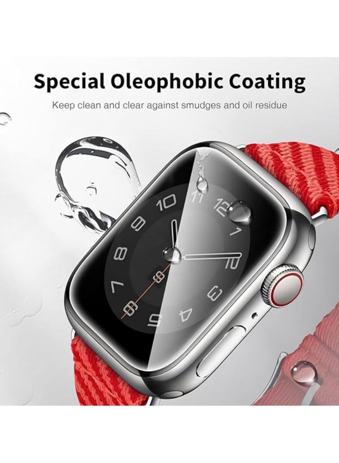 HablTech 3 Pcs TPU Flexible Film for Apple Watch Screen Protector SE 3/SE 2/SE Series 6/5/4 44mm HD Clear Anti-Scratch Screen Protector Film - Image 4