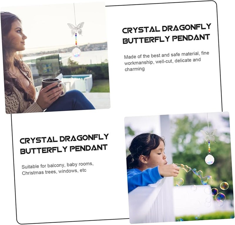 6 قطع كريستال سلسلة سحب قلادة لمروحة السقف ديكور المنزل - Image 4