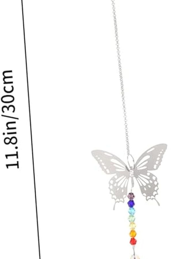 6 قطع كريستال سلسلة سحب قلادة لمروحة السقف ديكور المنزل - Image 3