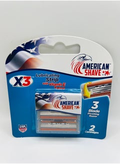 AMERICAN SHAVE X3 3Blade pivoting razor 2cartridge  - Image 3