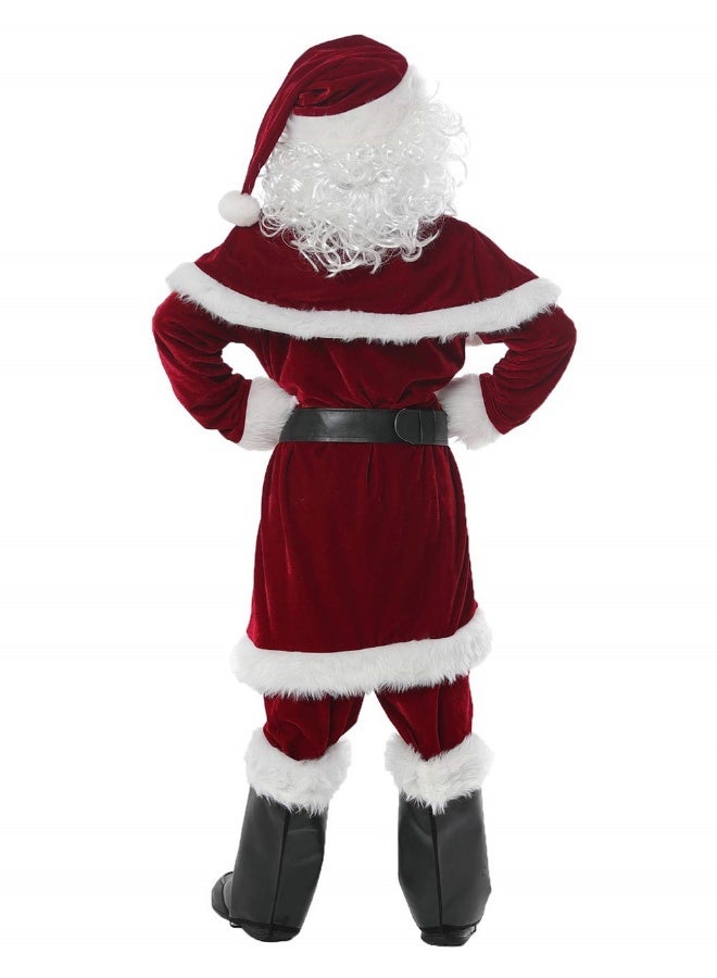 Plus-size Christmas Clothing For Men - Santa Claus Christmas Outfit with Beard - Image 3