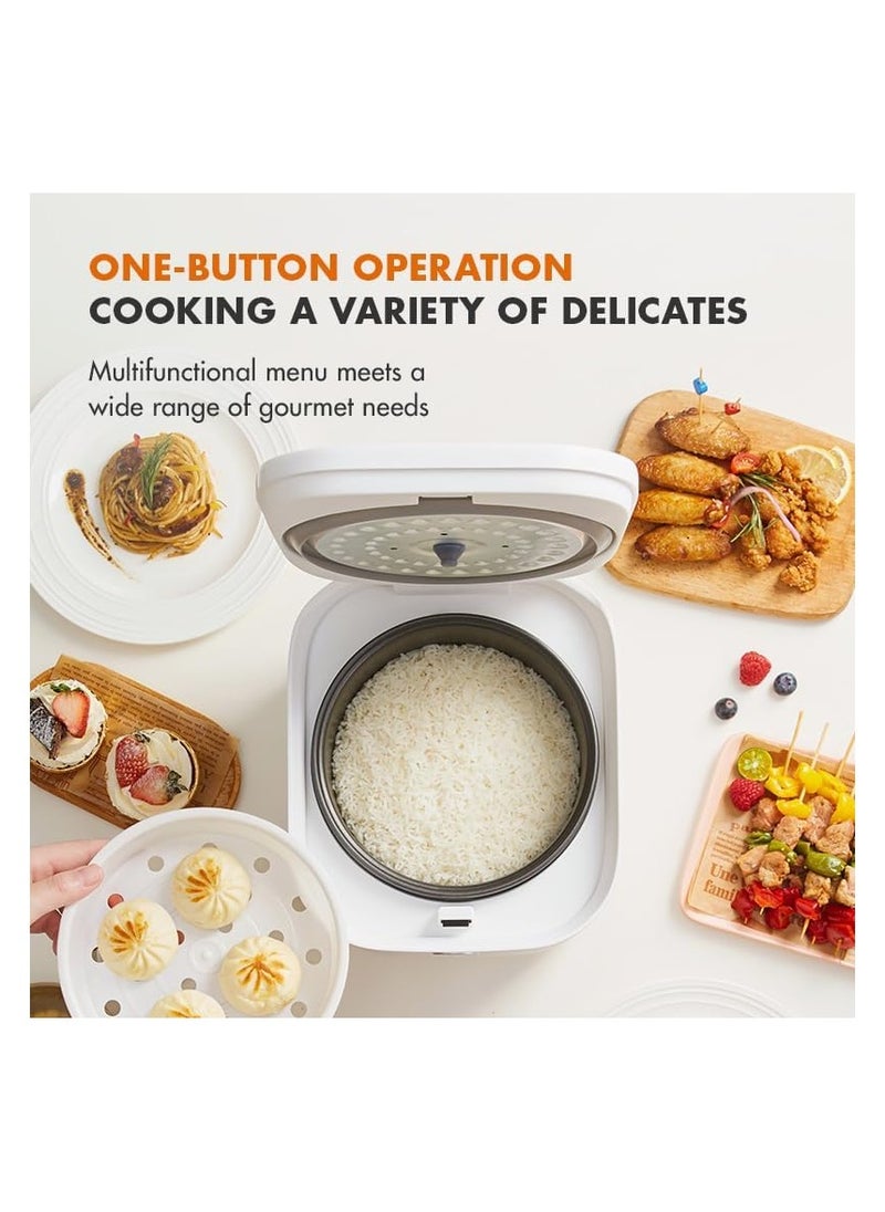 XVersion - XVersion 2.5L Digital Rice Cooker – Multi-Function Electric Cooker & Steamer, 4-Cup Non-Stick Smart Cooker with Auto Shut-Off & Keep Warm, Compact Multi-Cooker for Rice, Soup, Egg Boiler & More - Image 1