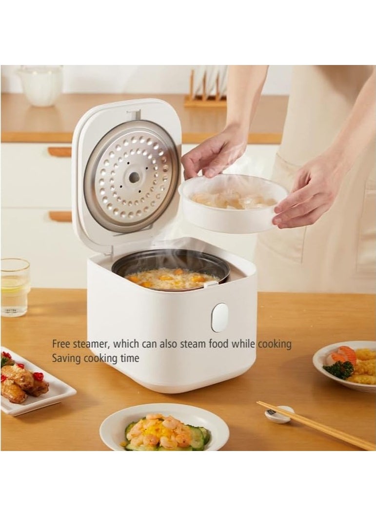 XVersion - XVersion 2.5L Digital Rice Cooker – Multi-Function Electric Cooker & Steamer, 4-Cup Non-Stick Smart Cooker with Auto Shut-Off & Keep Warm, Compact Multi-Cooker for Rice, Soup, Egg Boiler & More - Image 1