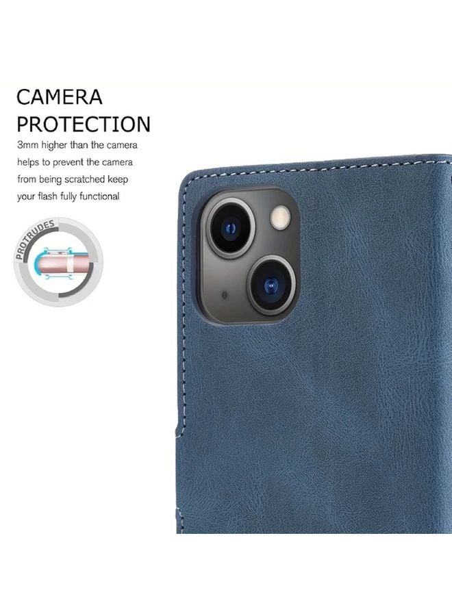 Rose Golden Wallet Flip Case For iPhone 11 With Card Slots And Strap - Image 5