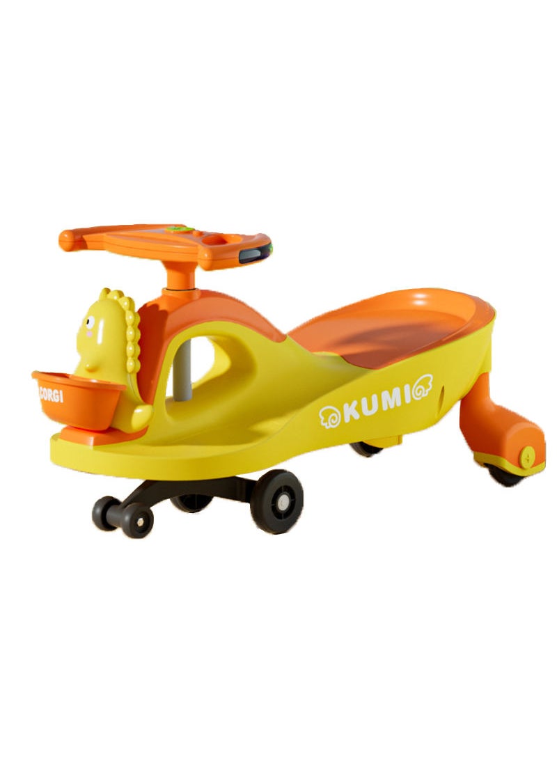 Ride on Push Car for Kids, Lightweight Balance Swing Car for Outdoor Indoor, with Silent Wheels and Storage Basket, for 1-6 Years Boys and Girls - pzsku/ZF070D259B14CC9AD3F8CZ/45/_/1692455232/f819507d-1f20-4343-9b72-11789027a1f6