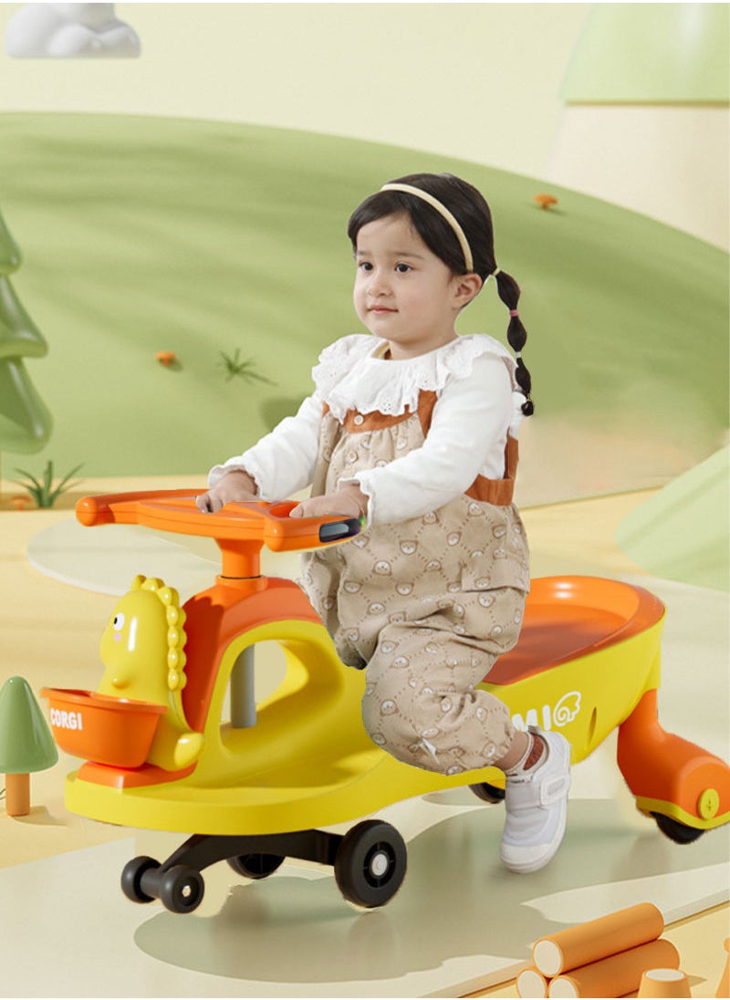 Ride on Push Car for Kids, Lightweight Balance Swing Car for Outdoor Indoor, with Silent Wheels and Storage Basket, for 1-6 Years Boys and Girls - pzsku/ZF070D259B14CC9AD3F8CZ/45/_/1692455246/a86e73e0-124e-457c-988c-0513f0617af3