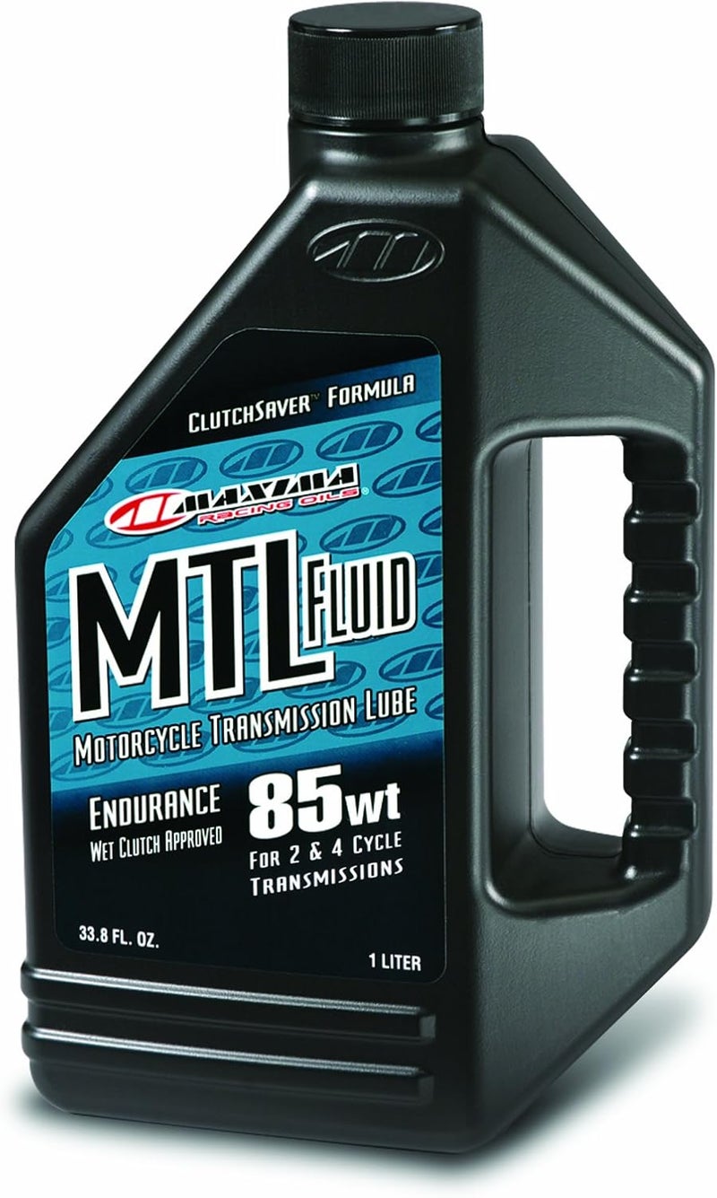 Maxima 40901 MTL-E 85WT Motorcycle Transmission/Clutch Fluid - 1 Liter Bottle