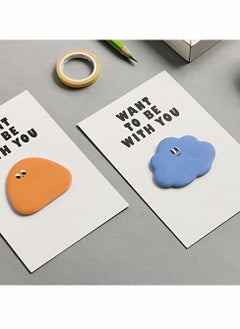 Y&D Cartoon Sticky Notes, Reusable Memo Self-adhesive Cute Stickers Suitable for Students Teachers Home Office, Notebook Hand Account Decoration(6 Packs, 30 Pcs/pack)  - Image 4