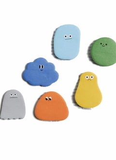 Y&D Cartoon Sticky Notes, Reusable Memo Self-adhesive Cute Stickers Suitable for Students Teachers Home Office, Notebook Hand Account Decoration(6 Packs, 30 Pcs/pack)  - Image 2