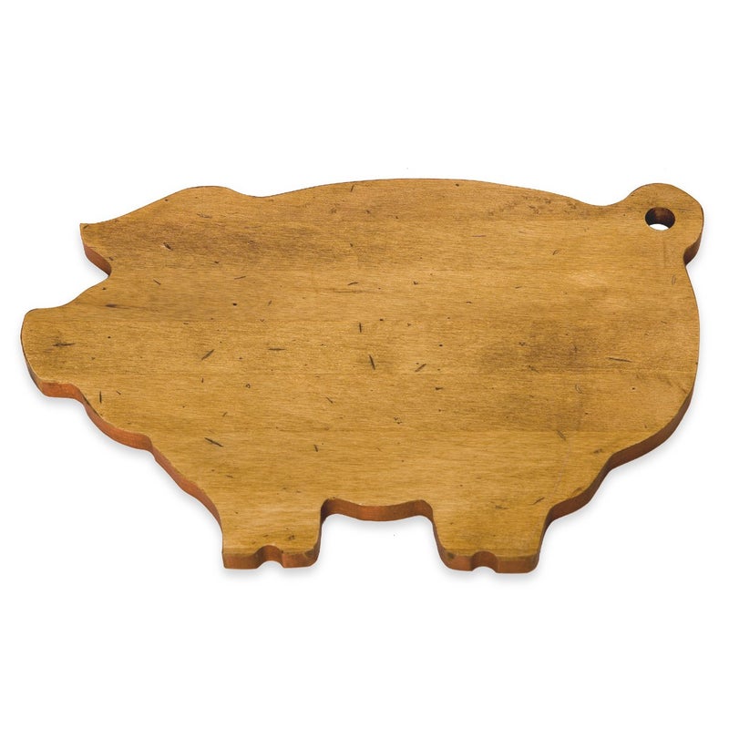 J.K. Adams JK Adams 14Inchby9Inch Maple Wood Cutting Board PigShaped 