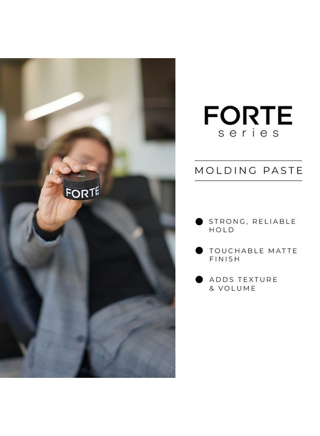 Alex Costa Molding Paste By Forte Series ; Low Shine Hair Paste For Men ; Lightweight Hair Texturizer Adds Volume And Definition ; Medium Flexible Hold Mens Hair Paste Sulfate Free And Paraben Free (75 Ml) - Image 3