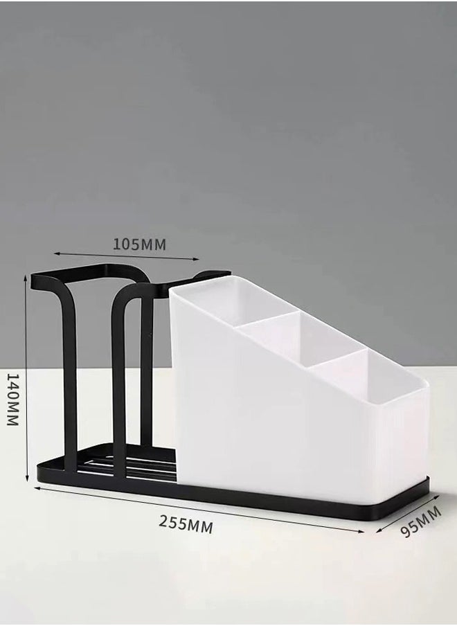 Generic Coffee Station Organizer Paper Cup Dispenser Coffee Bar Bin Box for Milk Tea Shop Restaurant  - Image 4