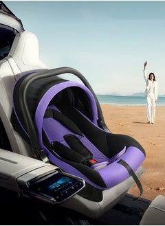 Soft Touch Baby Car Seat With Full Body Support Cushion Baby Carrier Cot with Adjustable Canopy  - Image 3