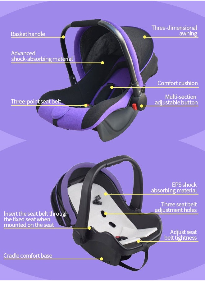 Baby Car Seat With Full Body Support Cushion Baby Carrier Cot with Adjustable Canopy - pzsku/ZF07111F69C4540EE0EFCZ/45/_/1731309791/b1376fa0-dc17-4fa7-92ea-75cbf98e258c