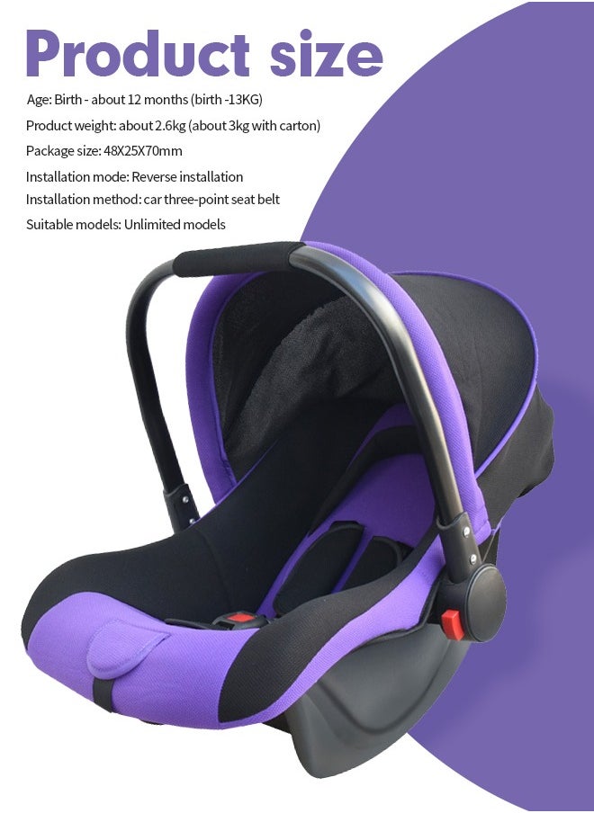 Baby Car Seat With Full Body Support Cushion Baby Carrier Cot with Adjustable Canopy - pzsku/ZF07111F69C4540EE0EFCZ/45/_/1731310047/8fb2d2ac-3a86-4601-b9e1-a50505469e45