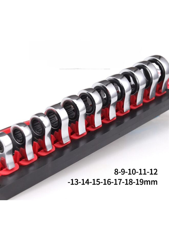 يُسلِّم مجموعة مفاتيح ربط مرنة 12 في 1، مجموعة مفاتيح ربط مرنة 8-19 مم مع رؤوس قابلة للتبديل لإصلاح الميكانيكا - Image 2