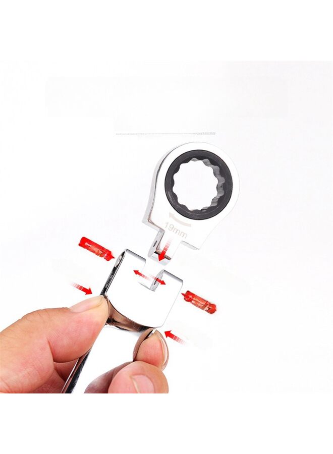 يُسلِّم مجموعة مفاتيح ربط مرنة 12 في 1، مجموعة مفاتيح ربط مرنة 8-19 مم مع رؤوس قابلة للتبديل لإصلاح الميكانيكا - Image 4