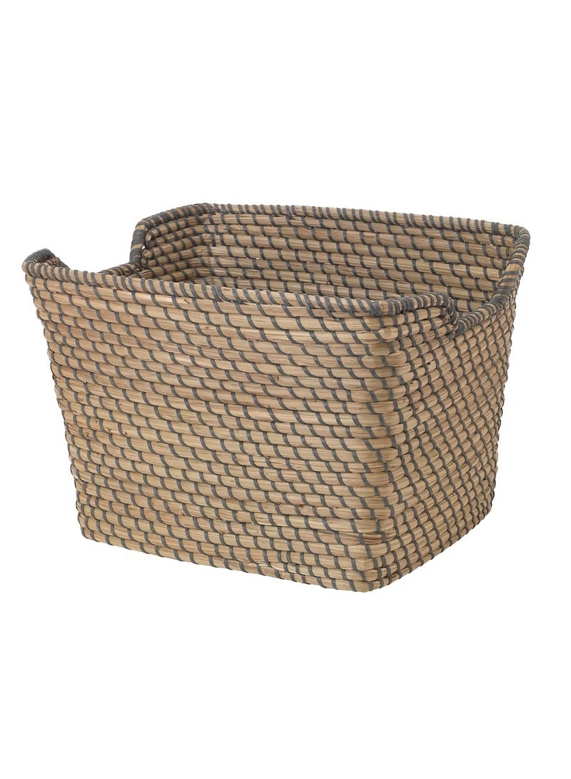 Basket, dark grey30x36x25 cm - Image 3