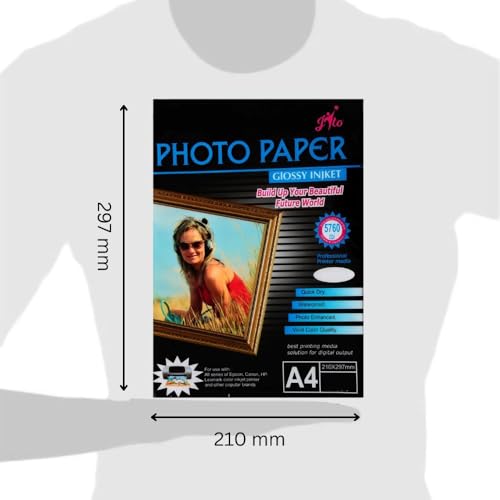 Jito JT 180-50 Glossy Photo Paper, 180 gsm, 50 Sheets A4 Size - Image 2