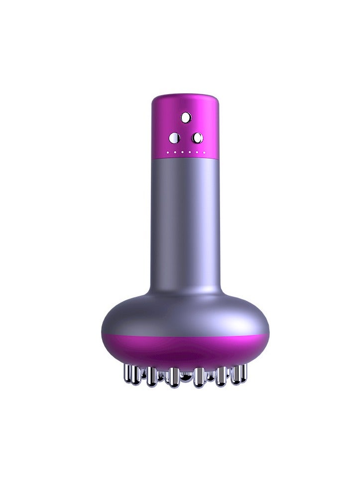 general Micro-current heating vibration scraping device handheld massager body electric meridian massage brush - Image 1