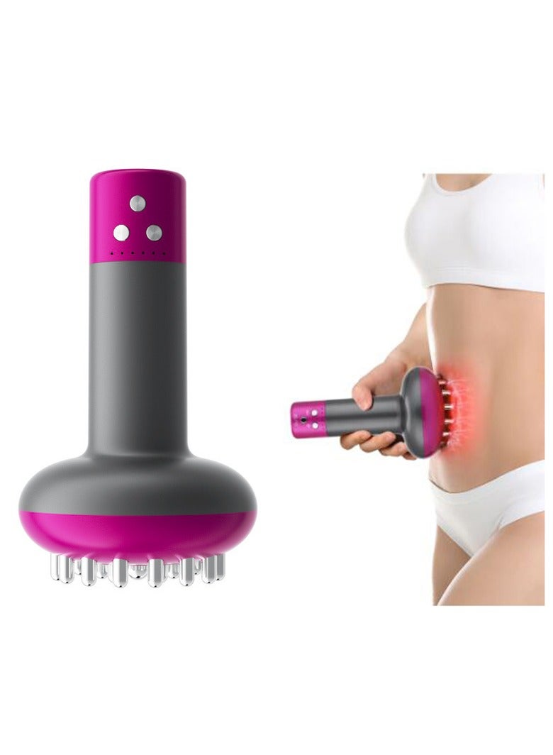 general Micro-current heating vibration scraping device handheld massager body electric meridian massage brush - Image 4
