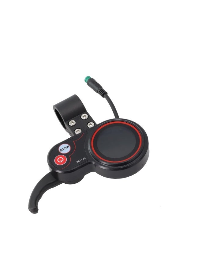 KUGOO TF-100 Electric Scooter LCD Display 6 Pin Waterproof Dashboard with Throttle and Power Button Compatible with Kugoo M4 Scooter - Image 3
