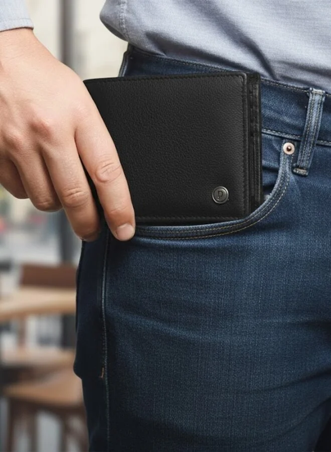 POLICE Zenx Black Leather Wallet For Men