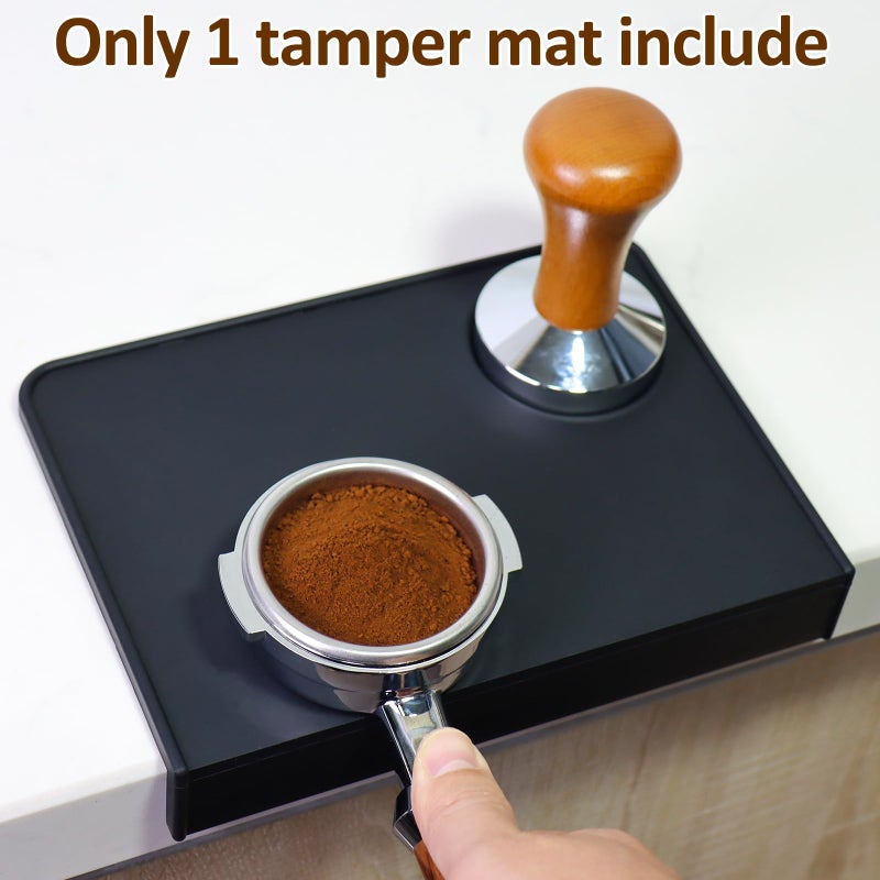 Salomayes Espresso Tamping Mat 8"x6" â€“ Compact Non-Slip Silicone Tamper Mat, Food-Grade Coffee Tamping Station for Home Baristas, Essential Espresso Accessories - Image 2