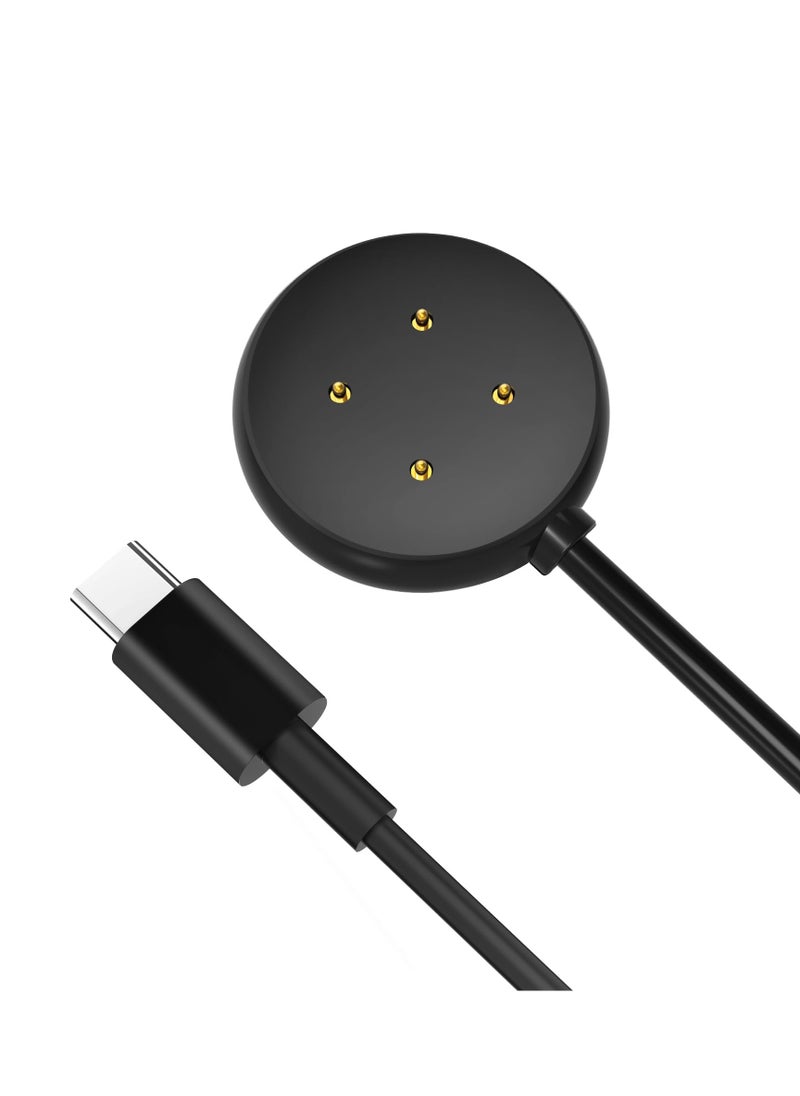 Generic - Compatible with Google Pixel Watch 2 Charger 3.3FT USB Type-C Magnetic Fast Charging Cable (Not for Pixel Watch 2022) Black - Image 1
