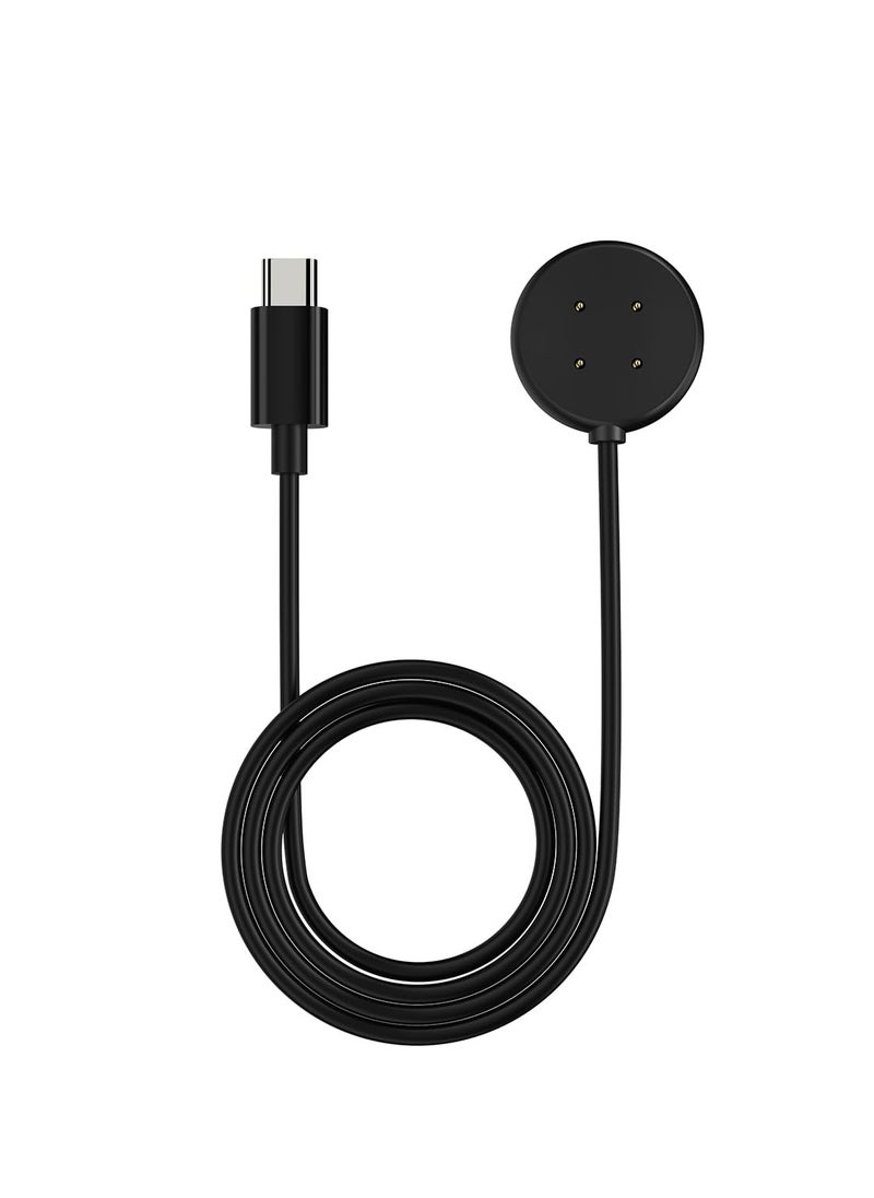 Generic - Compatible with Google Pixel Watch 2 Charger 3.3FT USB Type-C Magnetic Fast Charging Cable (Not for Pixel Watch 2022) Black - Image 1