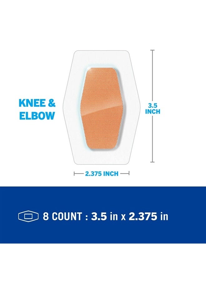 Nexcare Waterproof Clear Bandages For Knee And Elbow, Stays On Skin In The Bath, Shower Or Pool, 2.38 x 3.5 in, 30 Count - Image 2