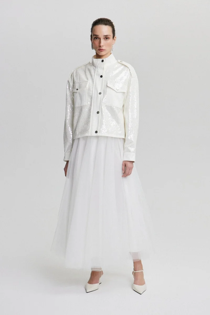 Touche Sequined Short Jacket