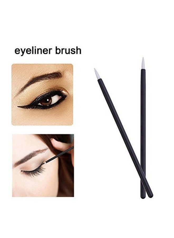 Lemoncy 150 Pieces Disposable Eyebrow Eyelash Mascara Brush Lip Brush Lipstick Lip Gloss Wands Eyeliner Brush Makeup Brush Tester Tool Kit Cosmetic Applicator Mascara Wands Set (150 Pc)  - Image 3
