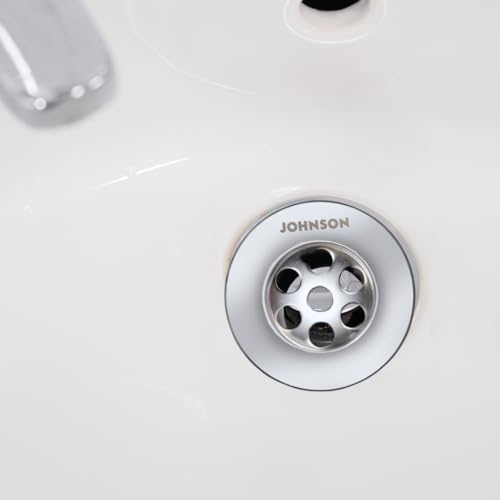 Johnson Bathrooms Johnson Brass 2.5 inch 84mm Waste Coupling| Half Thread Waste Coupling for Wash Basins| White Chrome Drain Outlet - Image 4