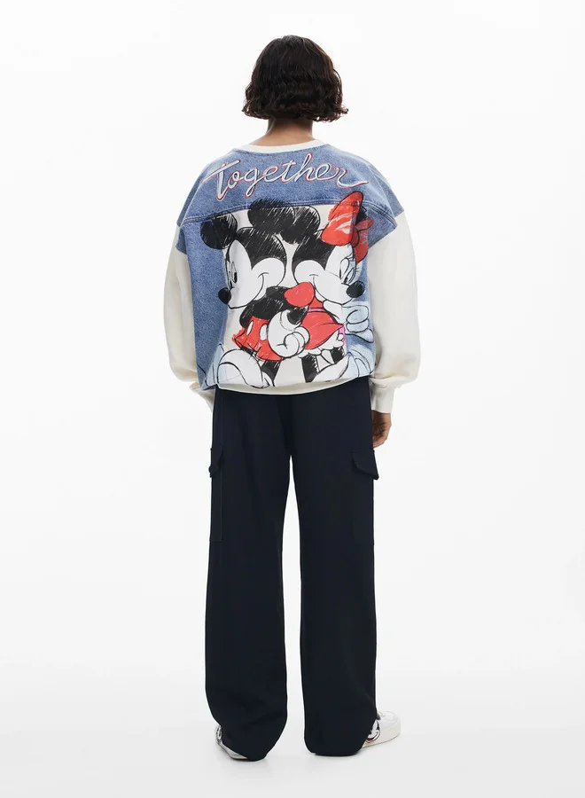 DESIGUAL Mickey And Minnie Sweatshirt