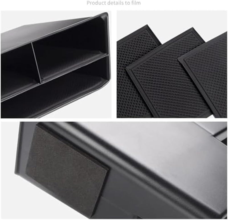 QASULER Car Central Armrest Organizer for VW Polo GTI - Image 2