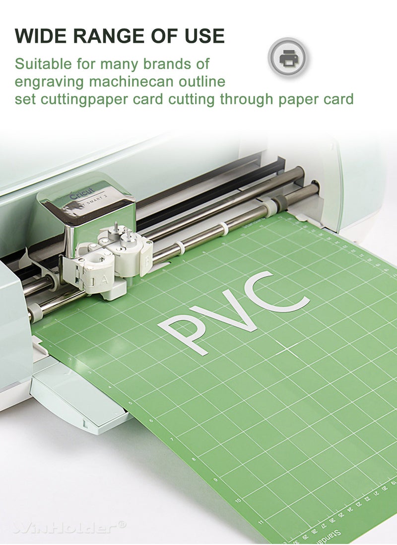 Generic 3Pcs Standard Adhesive Grip Cutting Mats for Cricut, 12x12 inch for Vinyl Maker and Explore Cutting Machines, Sticky Non-Slip Durable Craft Mat, Replacement Accessories for Cutting Machine  - Image 5