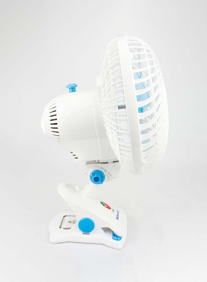 SONASHI 3 in 1 Clip, Desk, Wall Fan | Portable Fan with 2-Speed Setting | Quiet Clip-On Table Fan with Oscillating & Tilt Design | Rotatable Wall Mount Mini Fan for Office, Home, Travel | Strong Airflow Desk Fan for Personal Use SF-8009C White - Image 3
