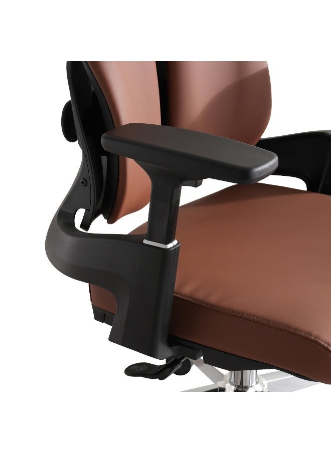 Pan Home Charley Office High Back Chair - Brown  - Image 4