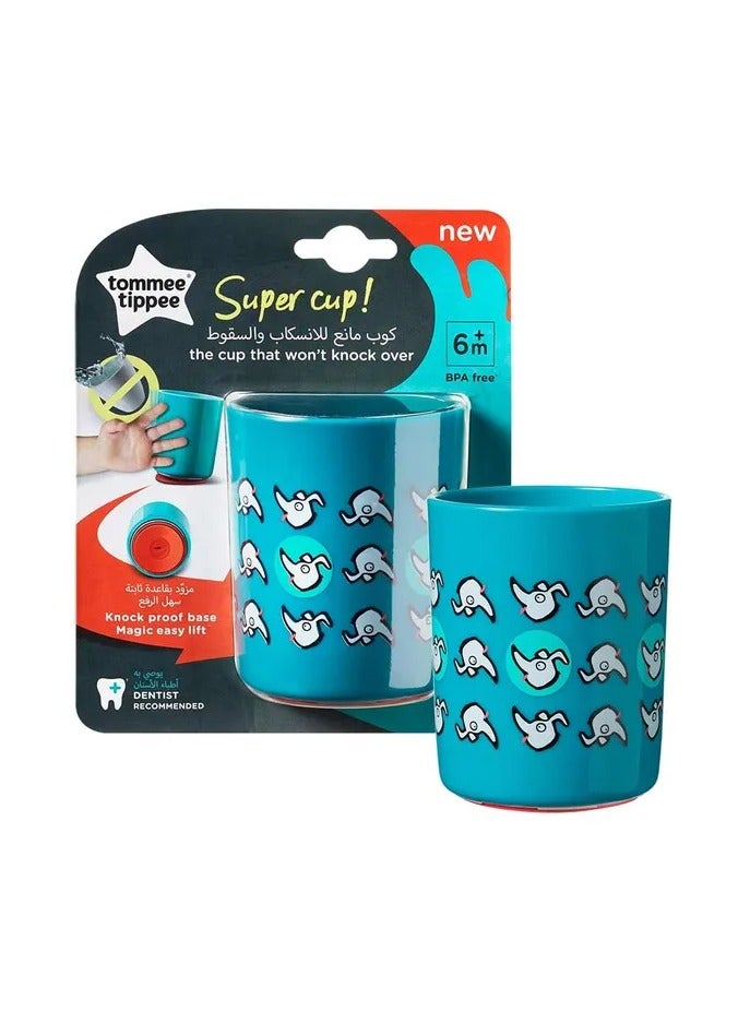 تومي تيبي كأس السوبر نو نوك 190 مل 6+ أشهر أزرق - Image 1