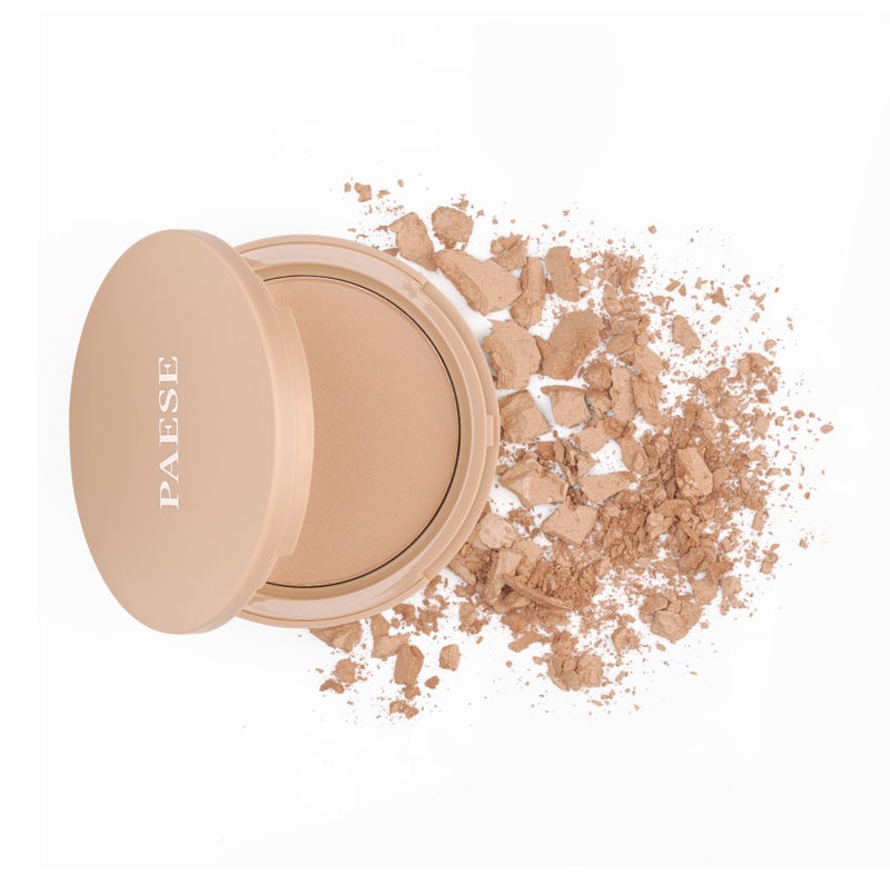 Paese Glowing Powder Mist Velvety Soft Makeup Setting Powder Infused with Seven Flower Extracts, Lightweight Radiant Finish for Smooth, Long-Lasting Glow 13 Golden Beige - Image 3