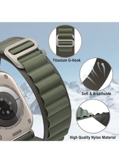 SHOPI Alpine Loop Strap For Apple Watch Bands 45mm 49mm 44mm Nylon Watchband Sport Bracelet Belt iwatch Ultra Series  SE 8/7/6/5/4/3/2/1  - Image 3