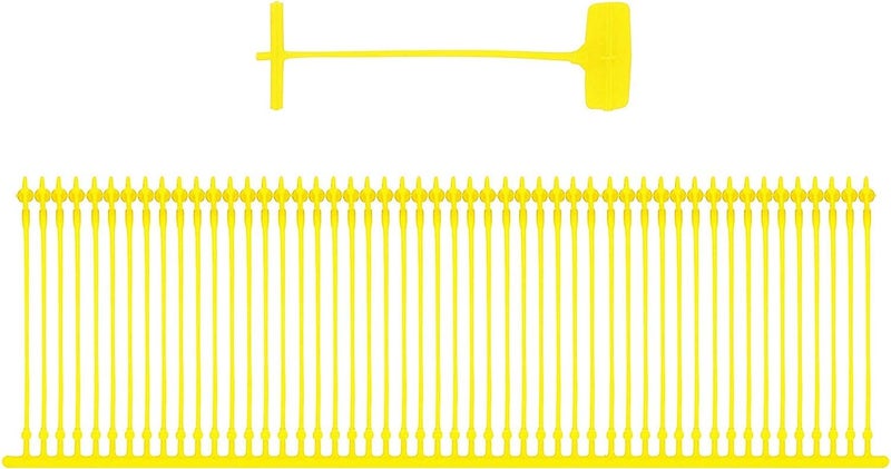 25mm(1 Inch) Yellow Tag Gun Barbs (Fasteners) for Any Standard Price Labels Clothing Tagging Attachers - 5000 Pcs
