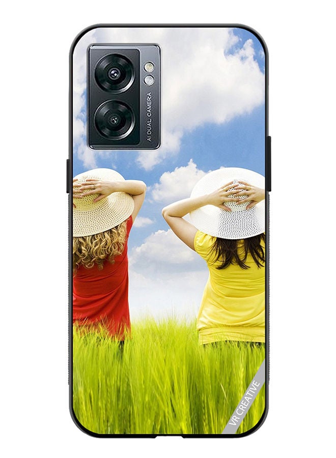 VR CREATIVE Protective Case Cover For OnePlus Nord N300 Enjoying The Weather Design Multicolour - Image 1