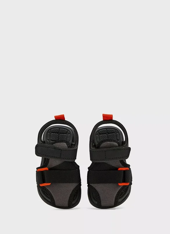 موليكينهو MOLEKINHO Sandals/Chappals For Infant Boys, Black