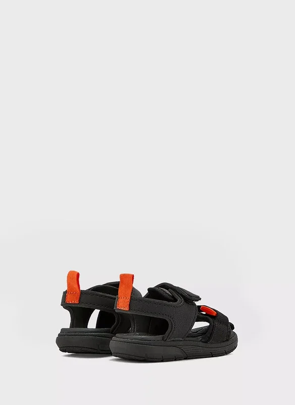 موليكينهو MOLEKINHO Sandals/Chappals For Infant Boys, Black