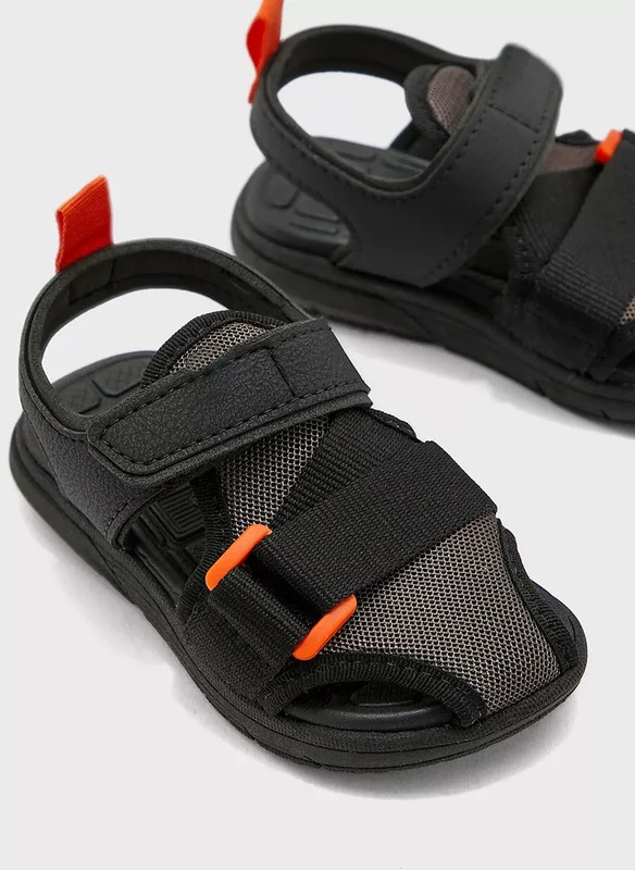 موليكينهو MOLEKINHO Sandals/Chappals For Infant Boys, Black