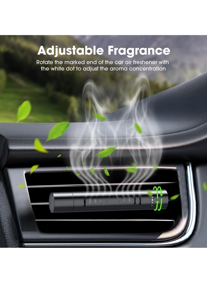 2 حزمة مخصص السيارات الهواء مفرش شفاه لملحقات تزيين السيارات مع 12 عصي إعادة التعبئة للسيارات، مكتب - Image 4