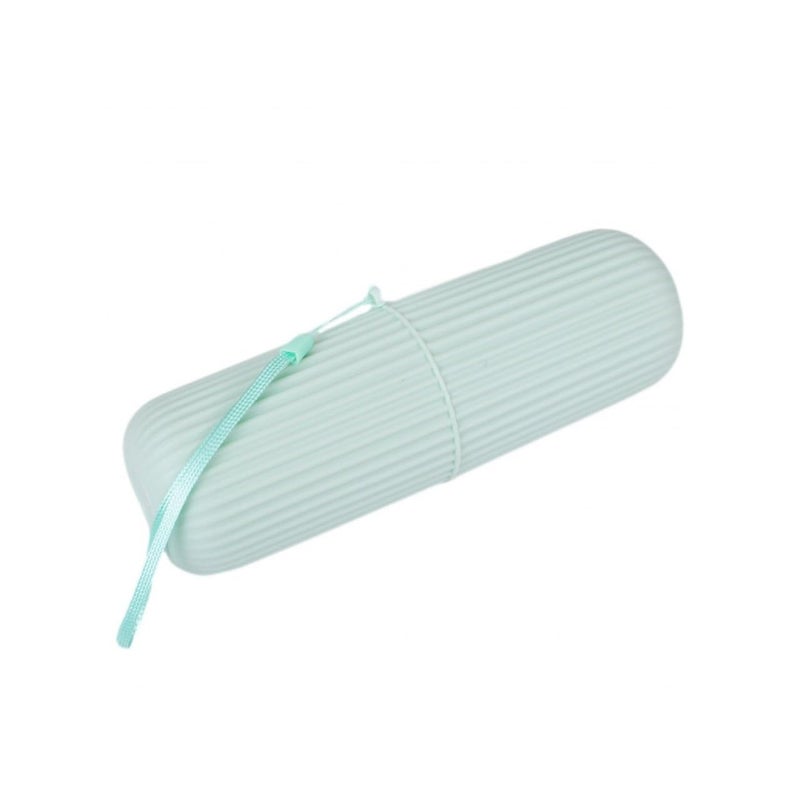 Toothbrush And Toothpaste Cover Holder Moisture Resistant Travel Case Portable Ventilated Toothbrush Protector Dust Proof Storage (Green) - Image 2